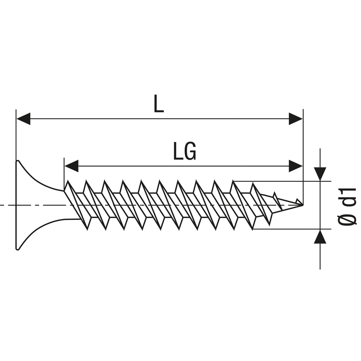 Gix Trockenbauschraube A Trompetenkopf 3,9 x 35 mm 1000 Stück Bild 2