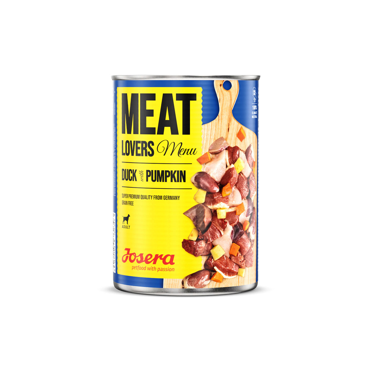 Josera Nassfutter Meat Lovers Menu Ente & Kürbis 400 g getreidefrei