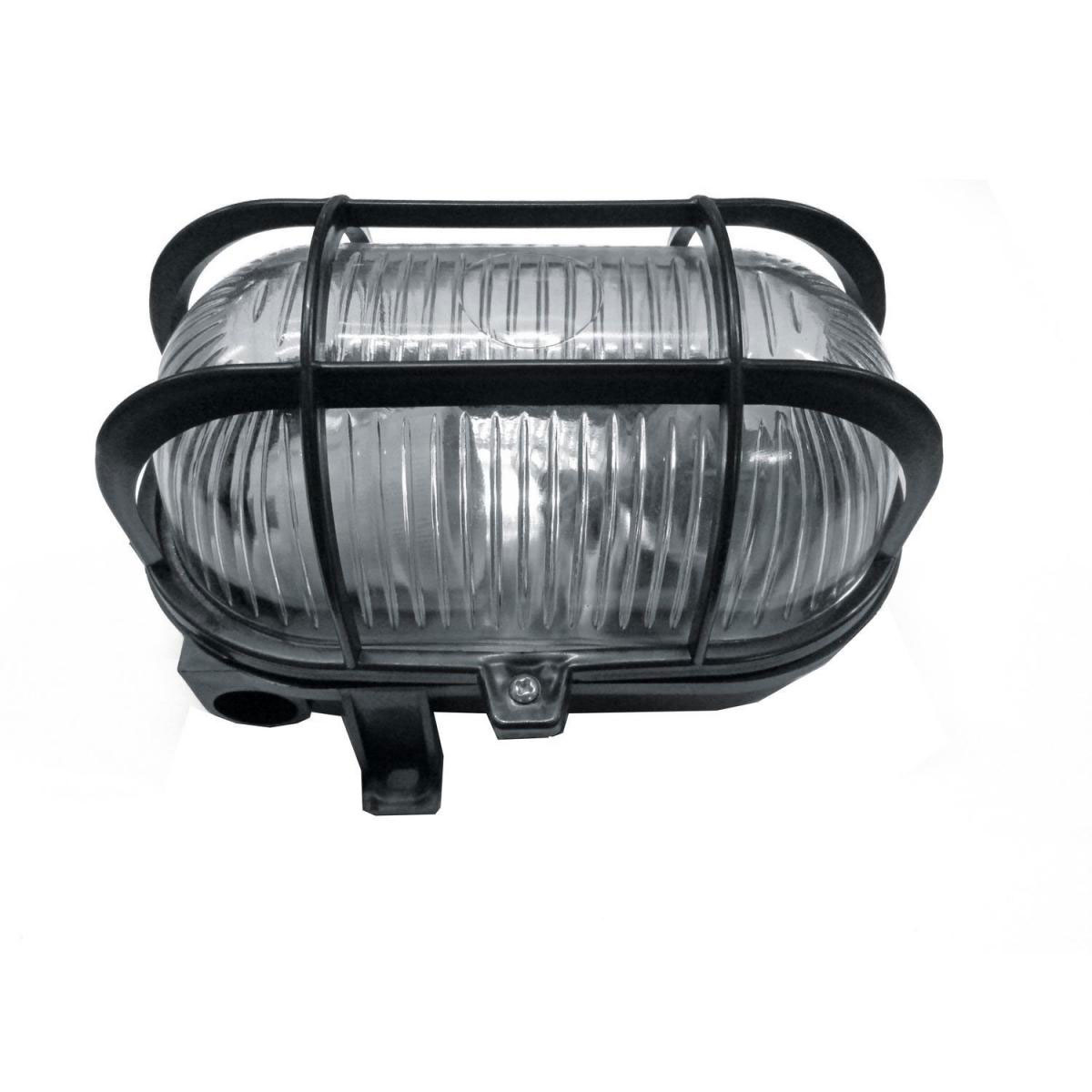 Flector Technik Ovalleuchte PVC schwarz 40 Watt