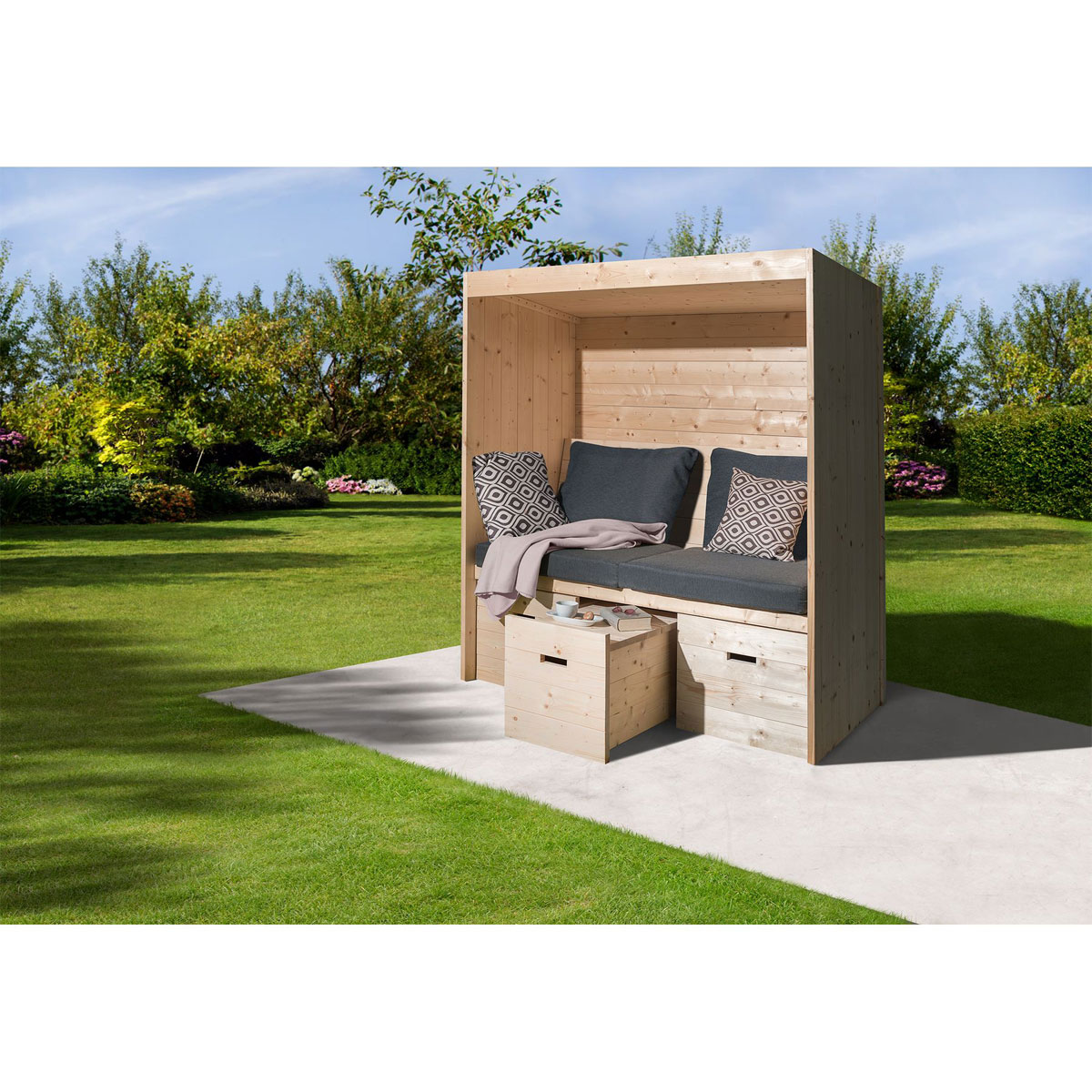 Weka Gartenlaube „Bozen“, natur