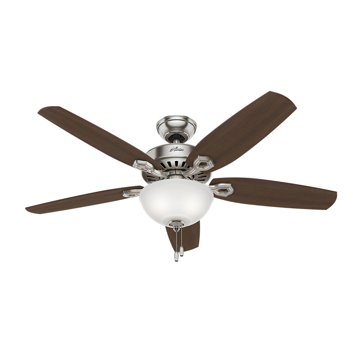 Hunter Fan Hunter Deckenenventilator Builder Deluxe 132 cm Nickel gebürstet