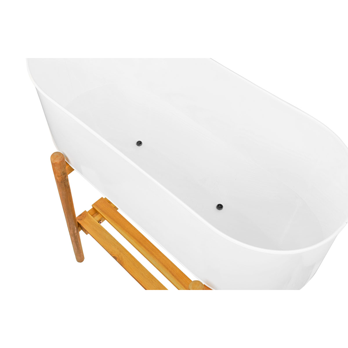 Wingart Hochbeet Gloria weiß 60 x 30 x 80 cm Bild 6