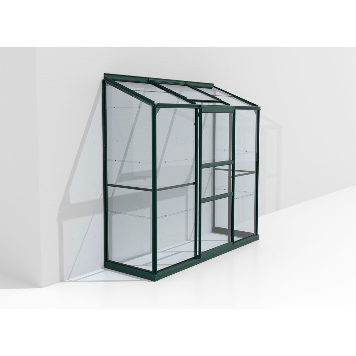 Vitavia Gewächshaus Styx 1300 1,3m² 3 mm Einscheibensicherheitsglas grün