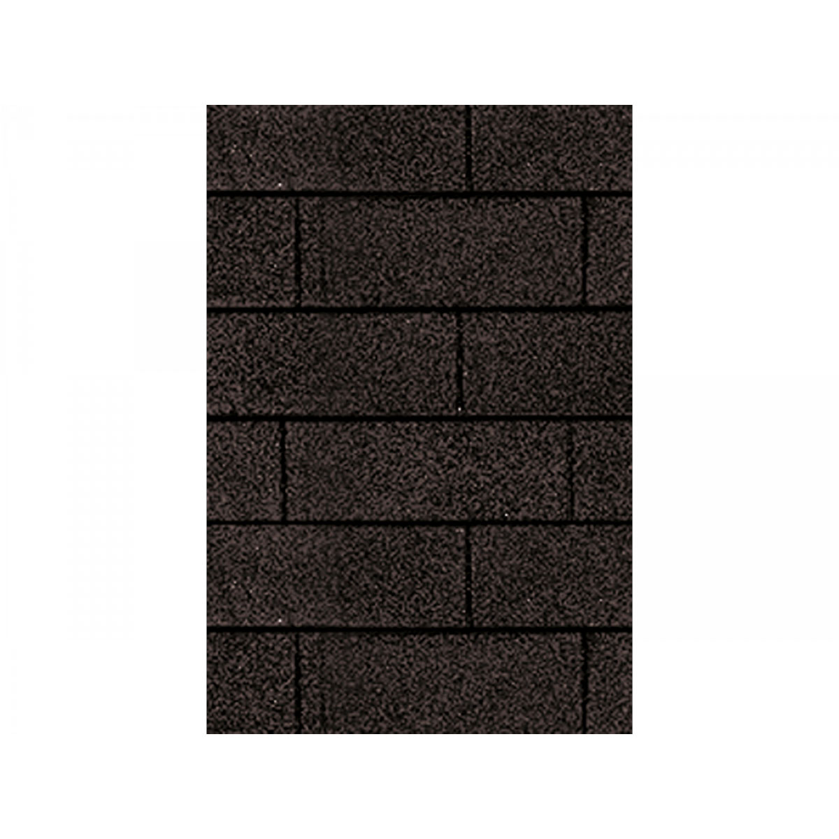 Karibu Rechteckdachschindeln schwarz