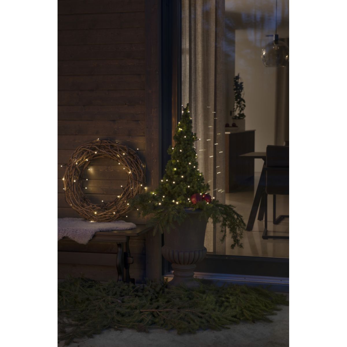 Konstsmide LED Lichterkette mit Lichtsensor und Timer Bild 2