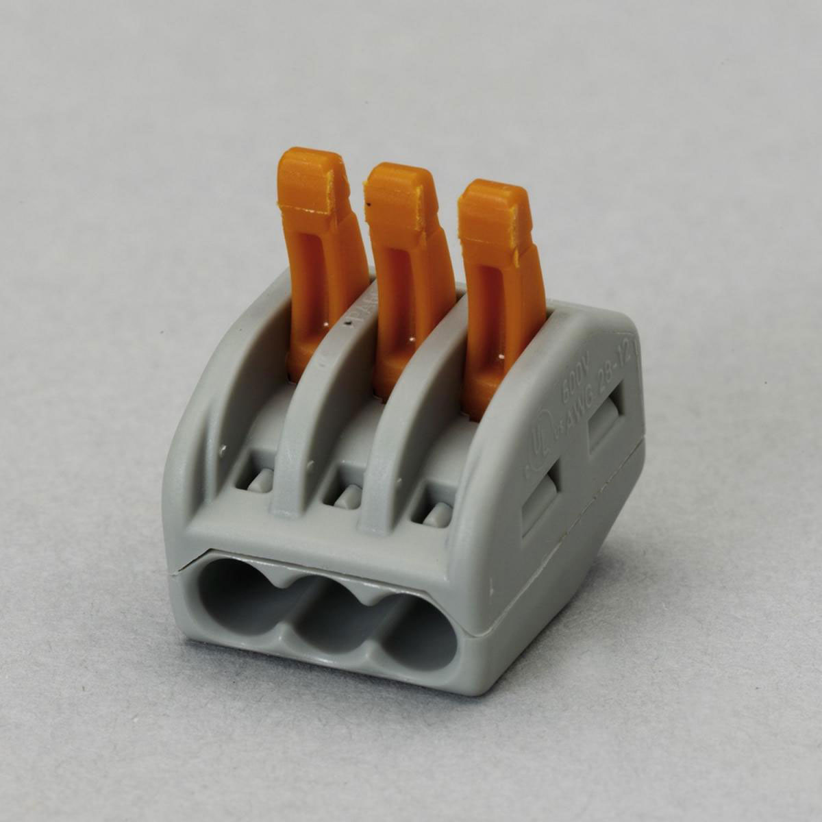 Wago-Verbindungsklemme 3 x 0,08-2,5 mm²