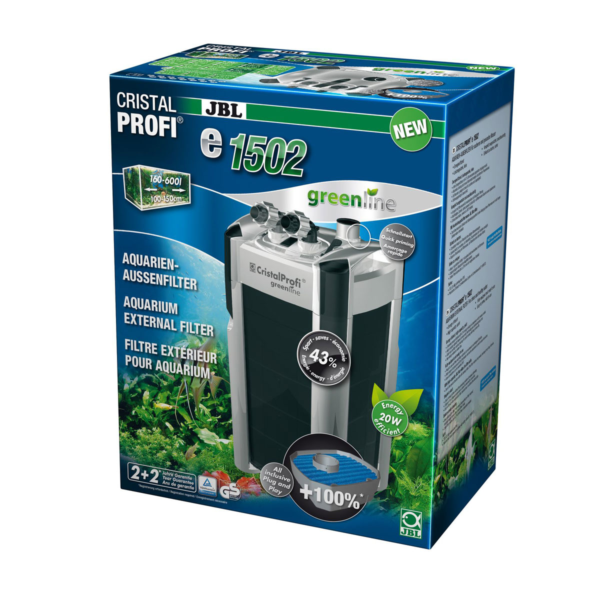 JBL  CristalProfi e1502 greenline