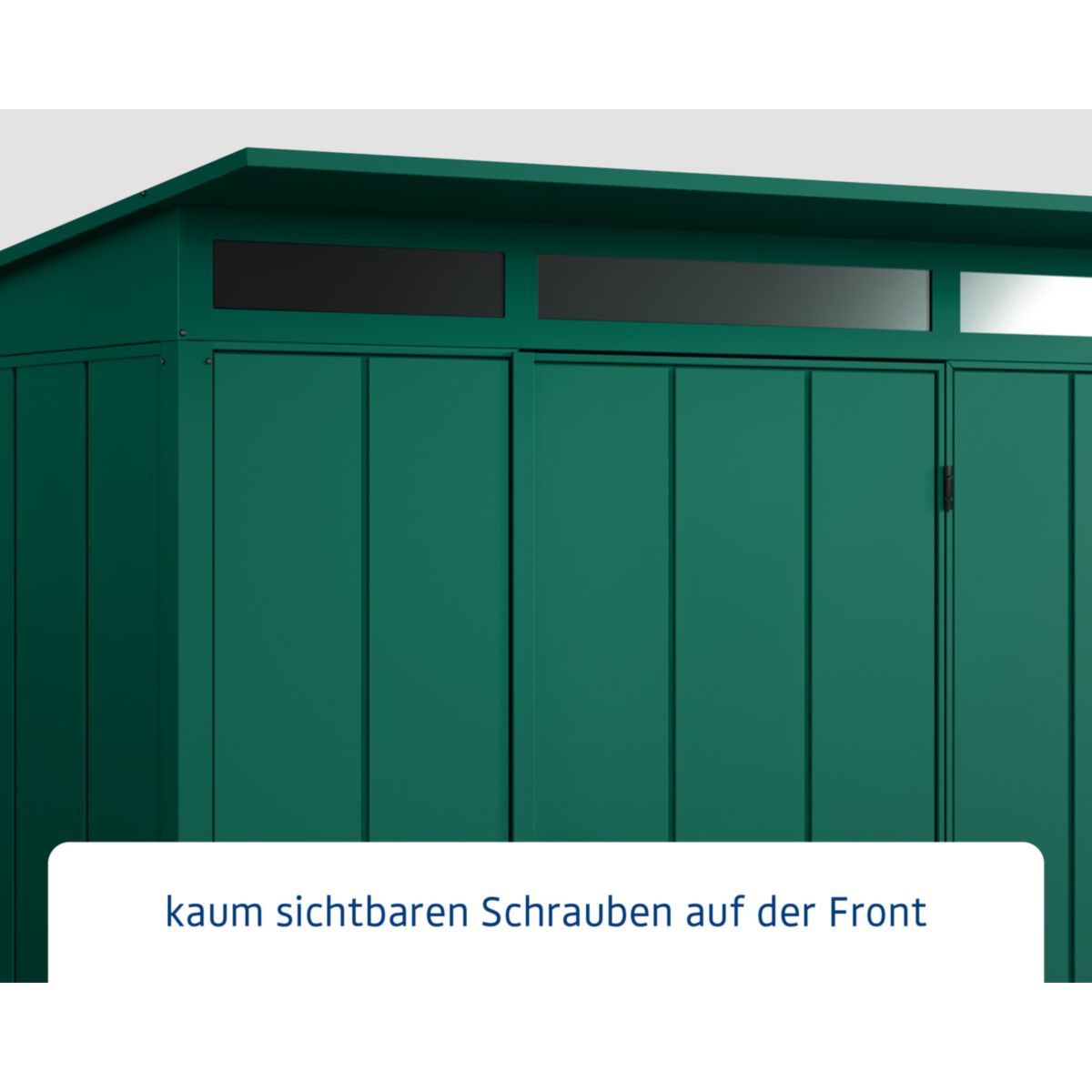 EcoStar  Gerätehaus Elegant-PTyp 2RAL6005 1 flg Bild 4