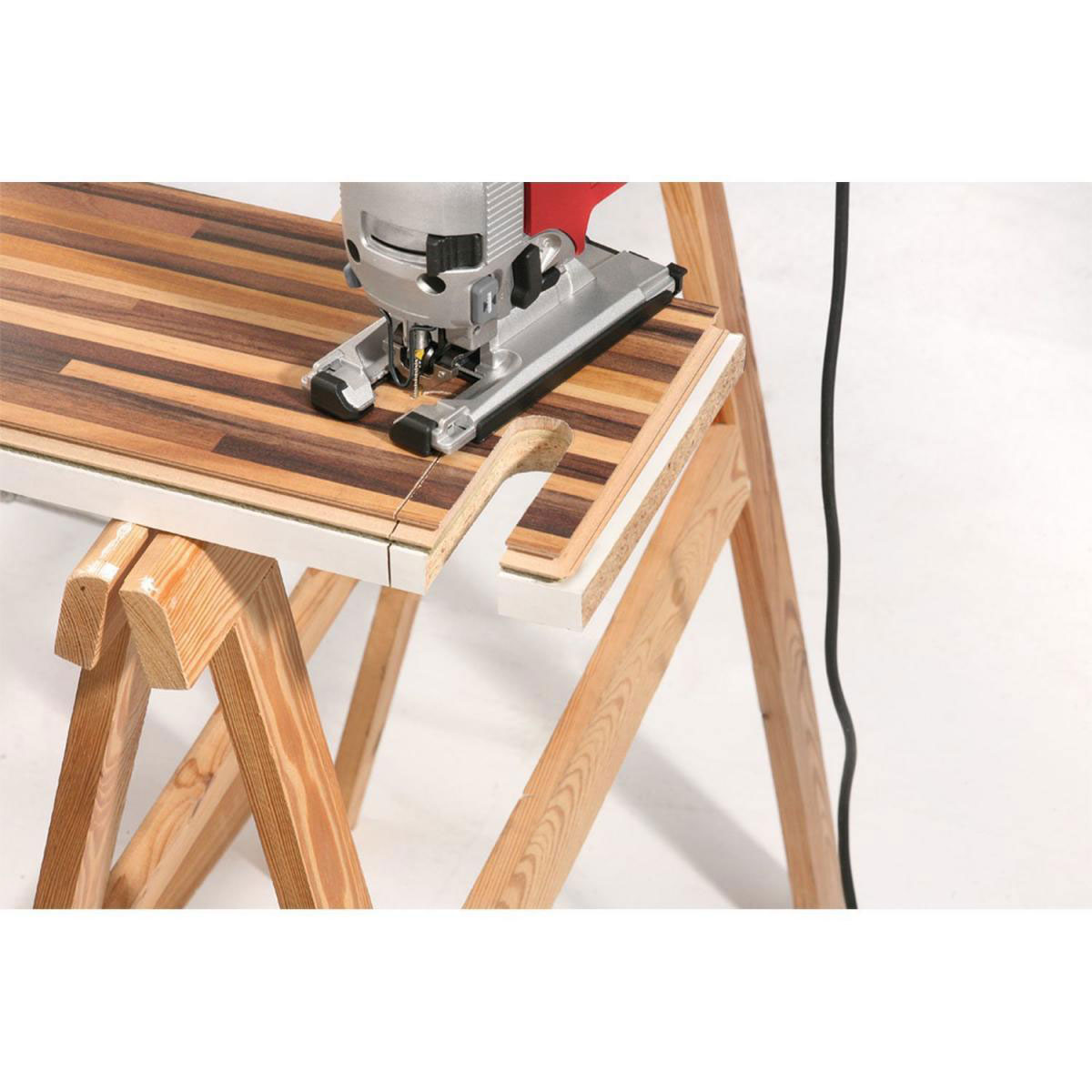 kwb  Stichsägeblätter Laminat Holzbearbeitung Kurve S20 2 Stück Bild 3