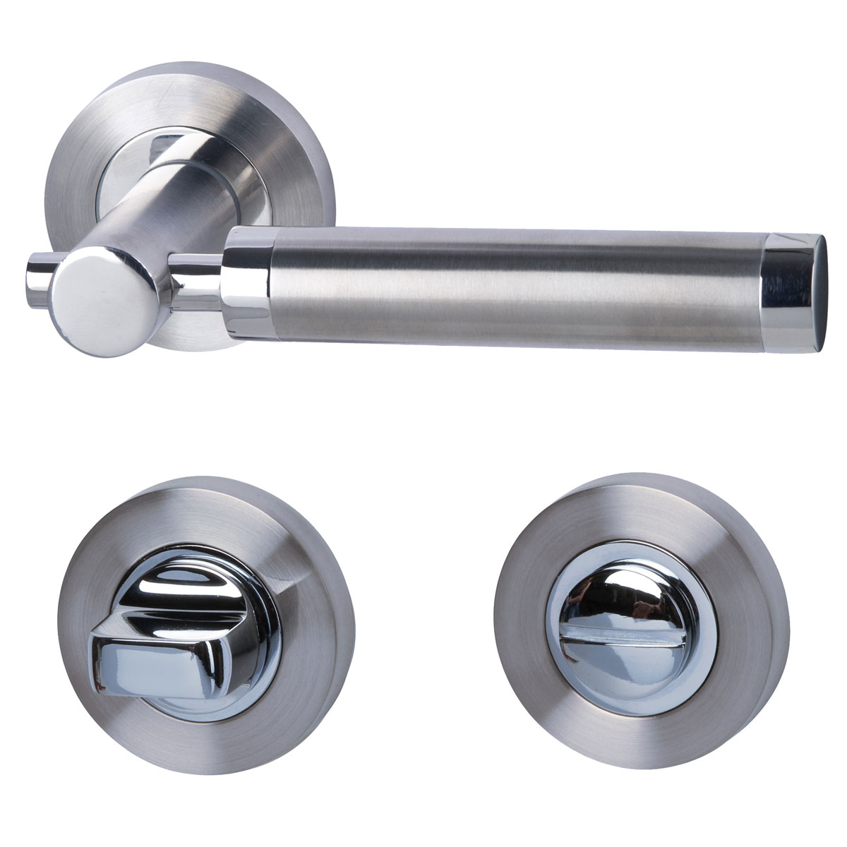 Alpertec Rosettengarnitur Solid 3-R für WC