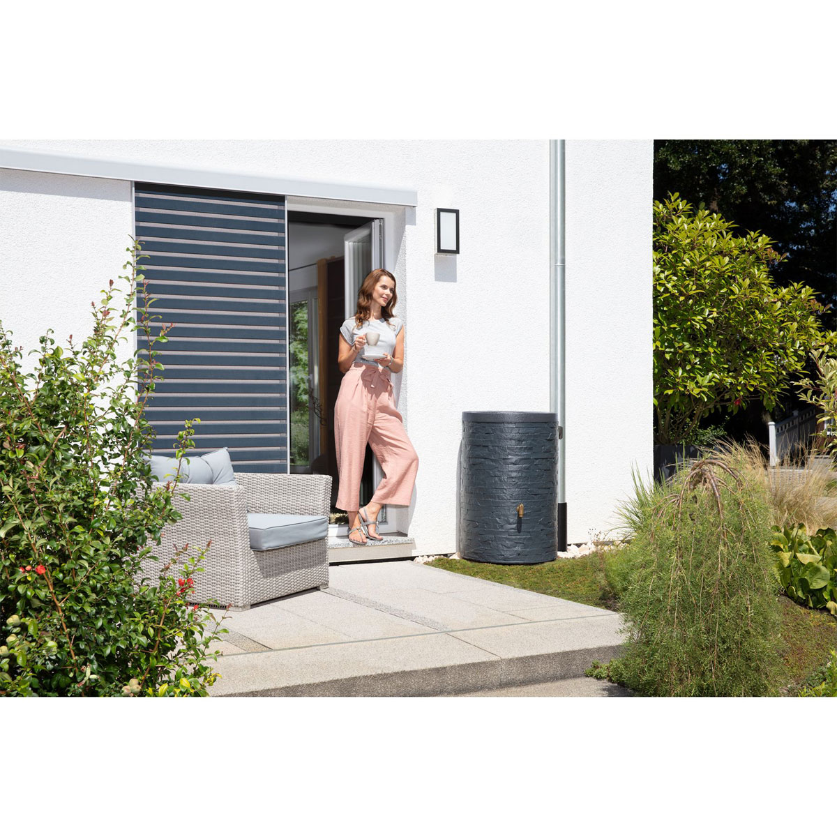 4rain Regenspeicher Arondo 400 L grau Bild 5