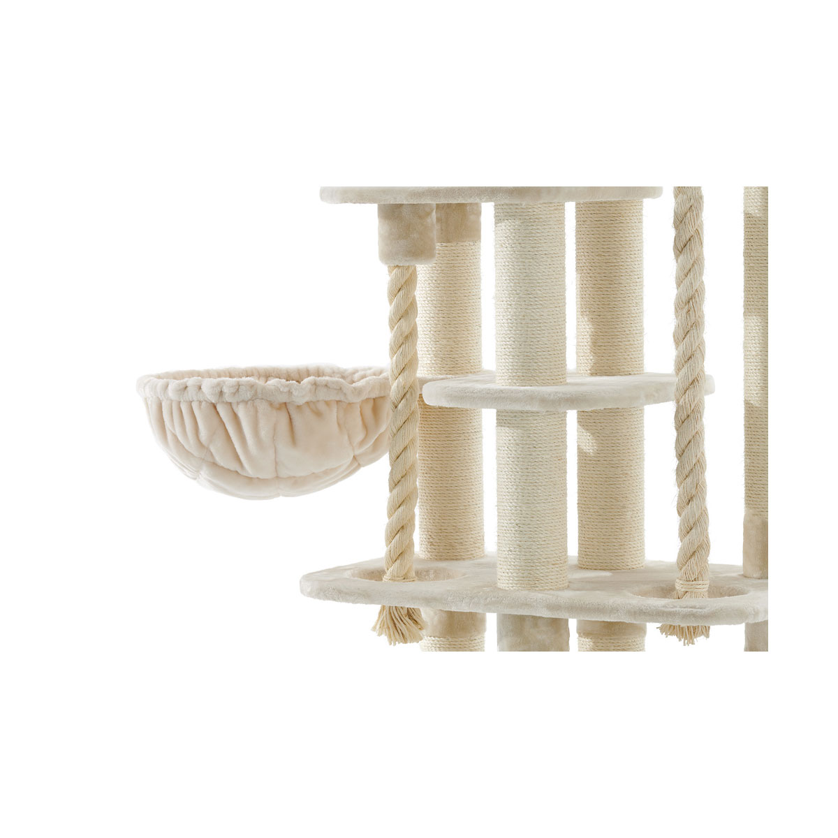 Nobby Kratzbaum Kyla 80 x 50 x 209 cm cream Bild 3