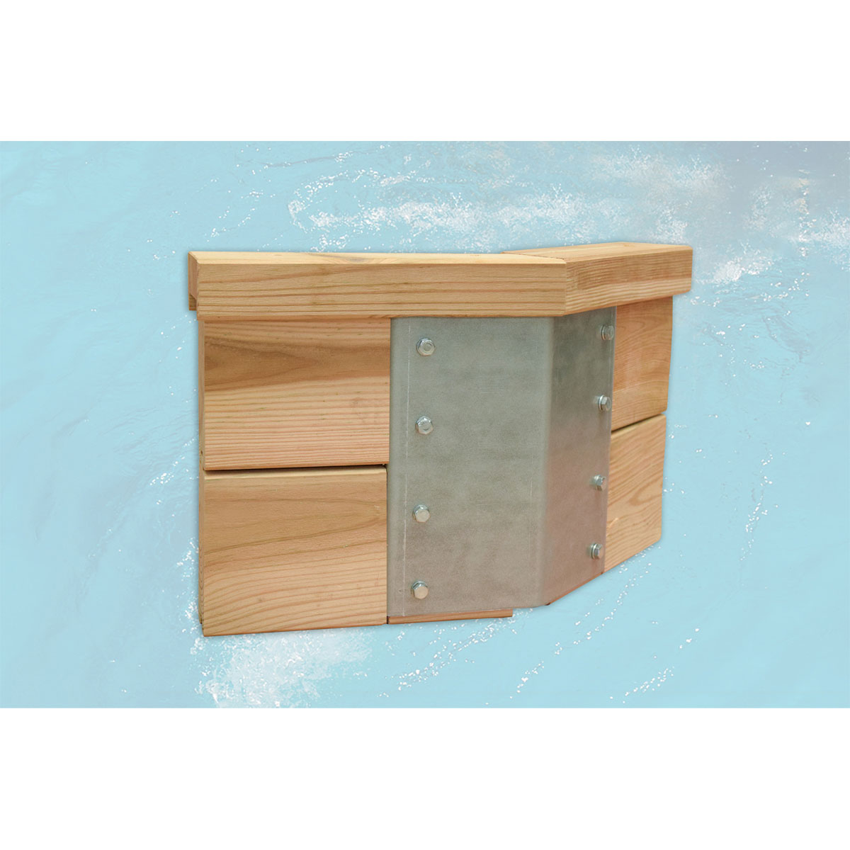 Weka Holzpool-Set 593 B inklusive Edelstahlleiter Vlies Innenfolie Sand-Filteranlage Bild 7