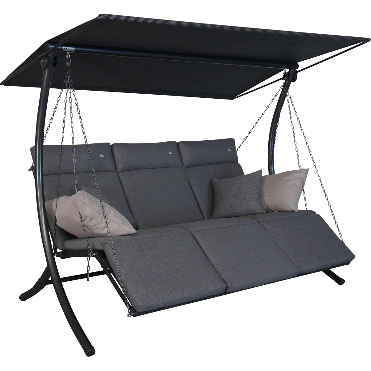 Angerer Freizeitmöbel GmbH Hollywoodschaukel Swing 3-Sitzer Smart stone Bild 2