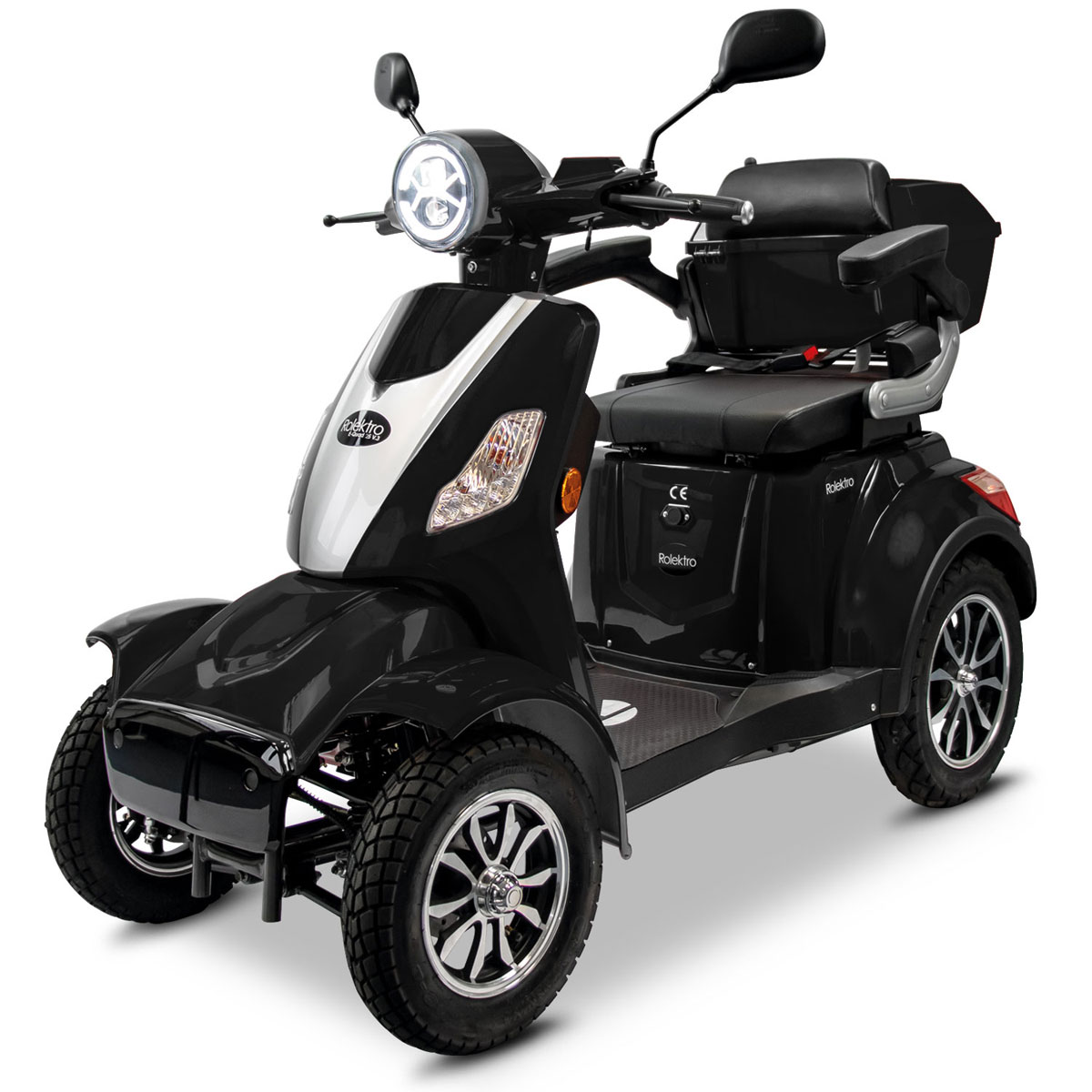 Rolektro E-Quad 25 V.3 Lithium, Schwarz, 60V-30Ah Akku, 1000 Watt Bild 2