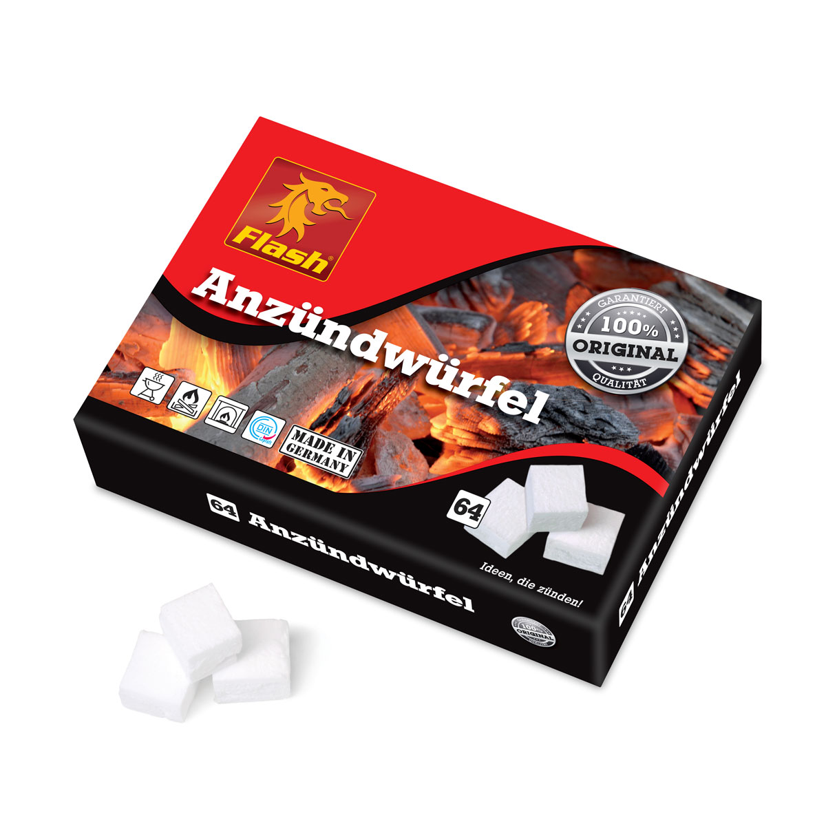 Flash Anzünder Paraffin 64er Flash Anzünder Paraffin 64er