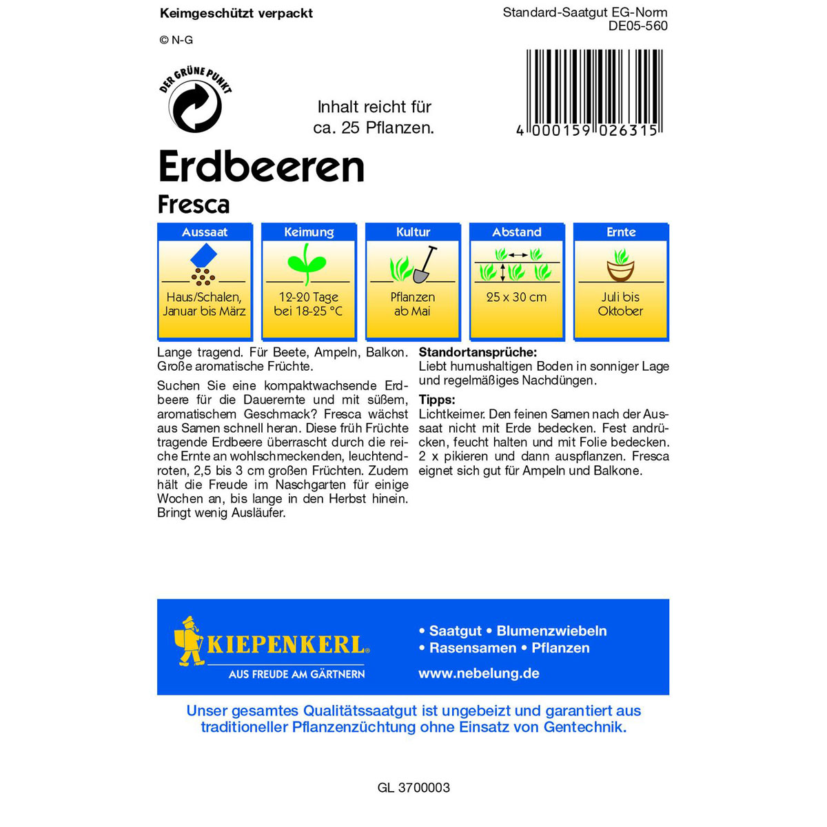 Kiepenkerl Erdbeeren Fresca Bild 3