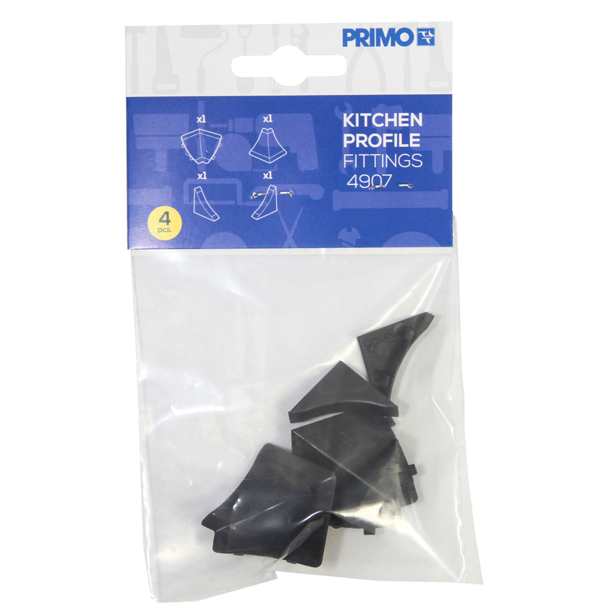 Zubehörset für KWL 4-teilig schwarz