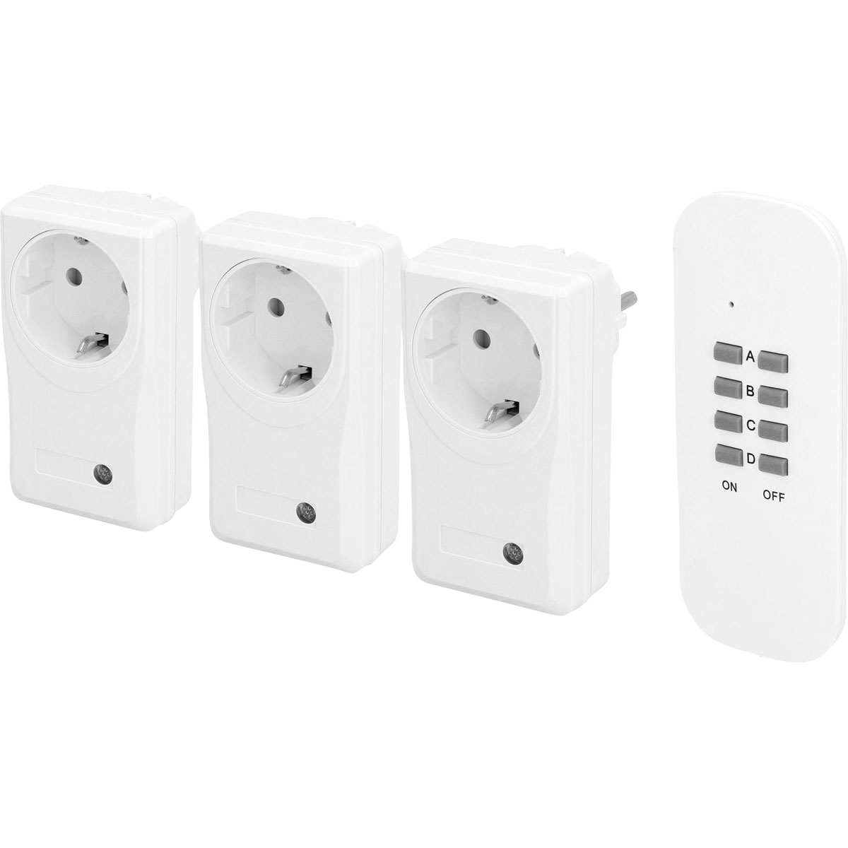 Flector Technik Funksteckdosen-Set 3-fach