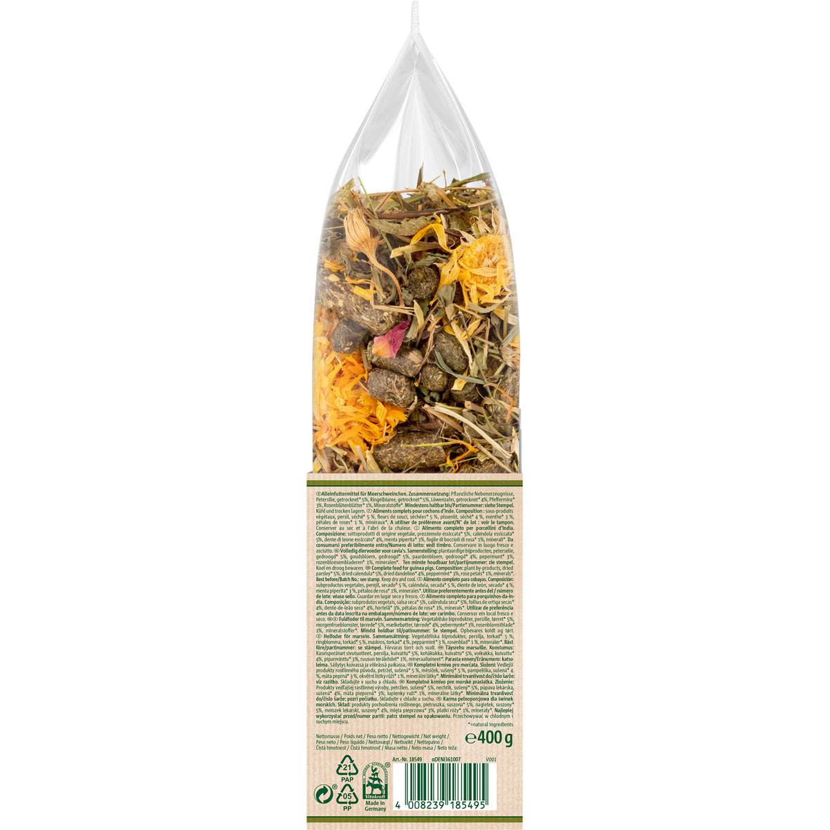 Vitakraft  Verde NatureDinner Kräuter 400 g Meerschweinchen Bild 2