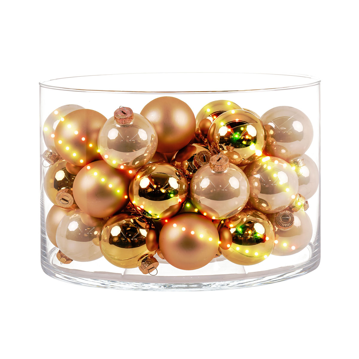 Ambientis Glaskugeln 4,5 cm gold Mix Bild 8