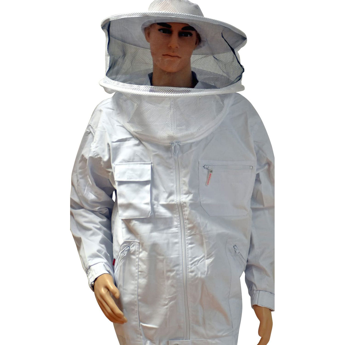 Bienenreich Imkerjacke mit Hut L weiß Bienenreich Imkerjacke mit Hut L weiß