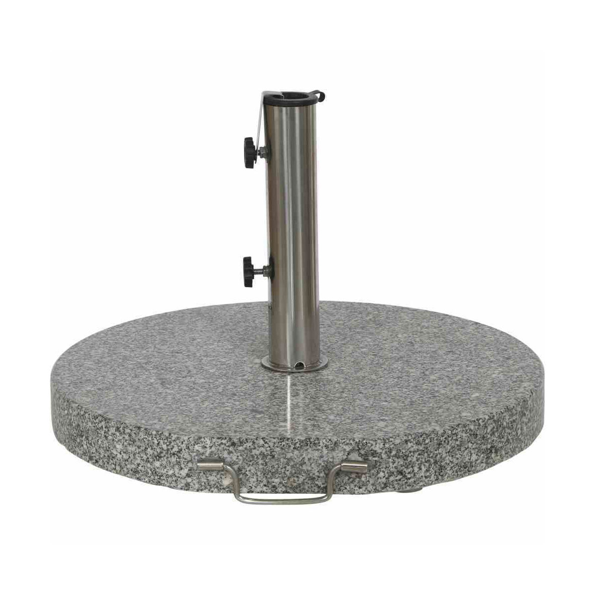 Siena Garden GranitSchirmständer 40 kg Durchmesser 50 x 6 cm hellgrau