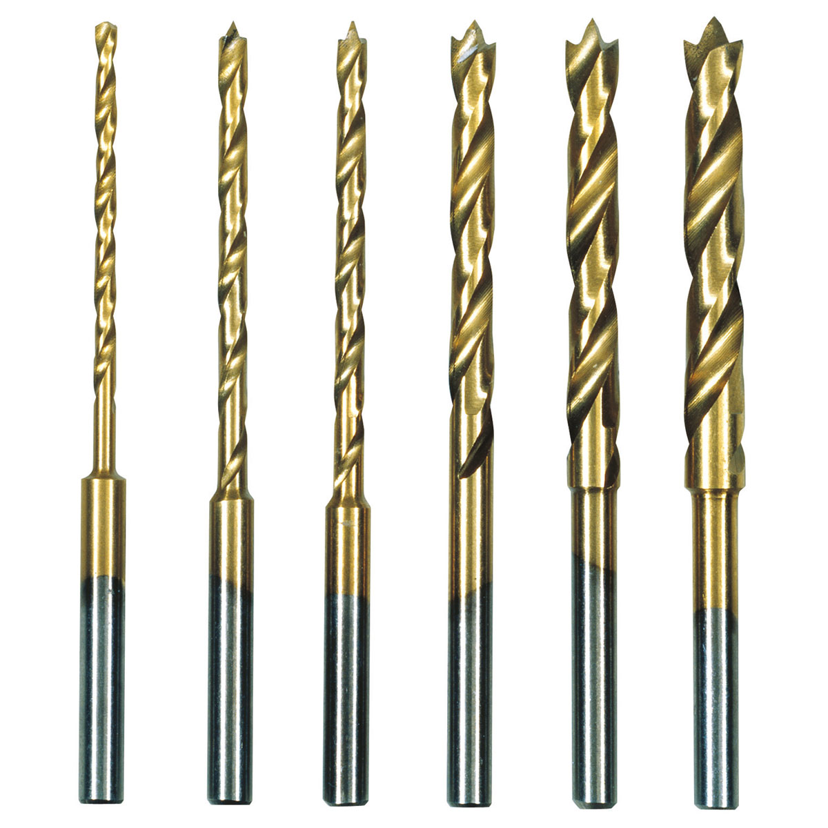Proxxon Micromot HSS Spiralbohrersatz mit Zentrierspitze 1,5 bis 4 mm 6-teilig