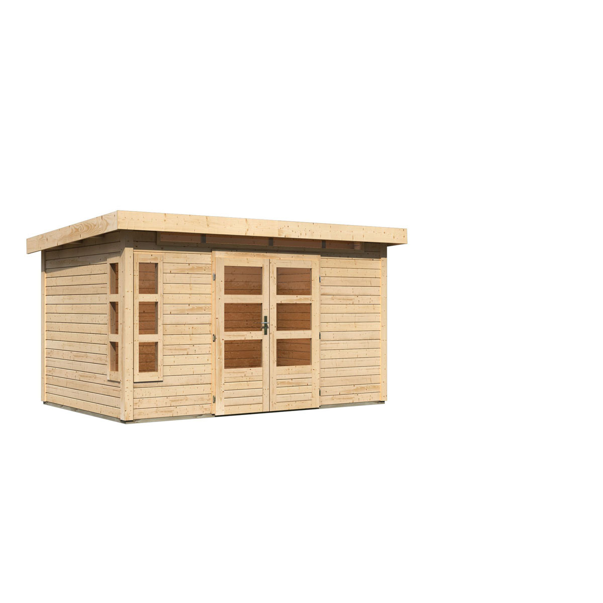 Karibu  Blockbohlenhaus Kastorf 7 naturbelassen Bild 3