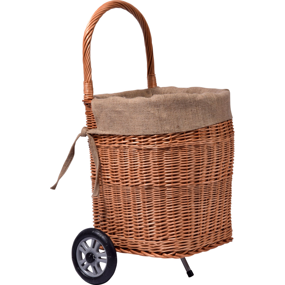 dobar Kaminholzwagen 45 x 43 x 93 cm braun Bild 2