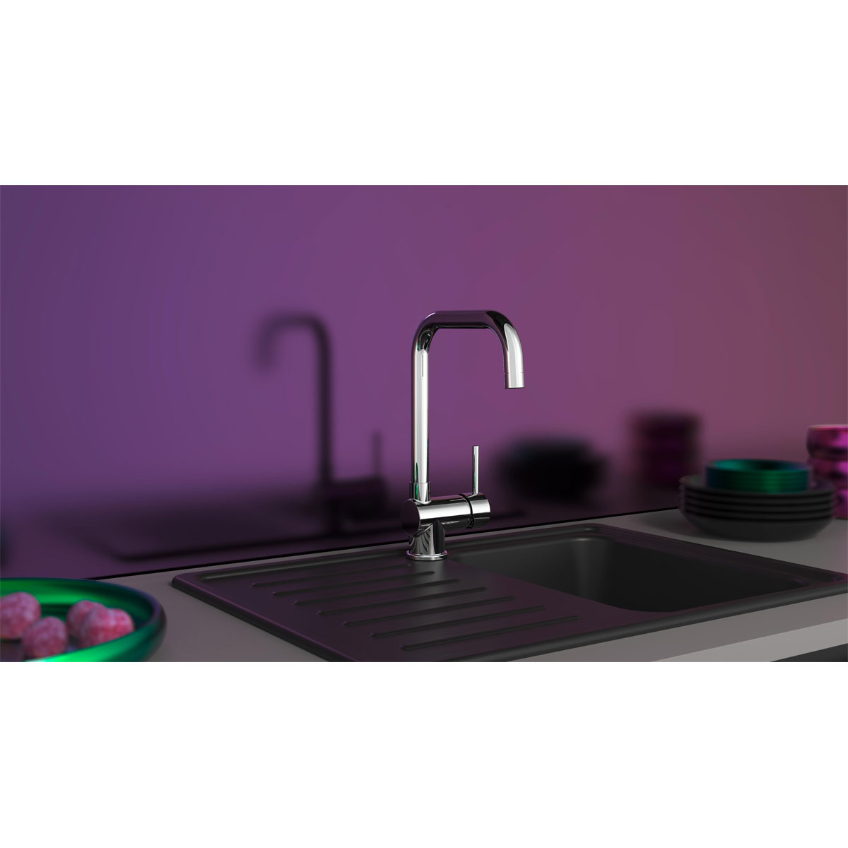 Eisl  Spültischarmatur „Futura“ chrom mit Cold-Start-Funktion Bild 3