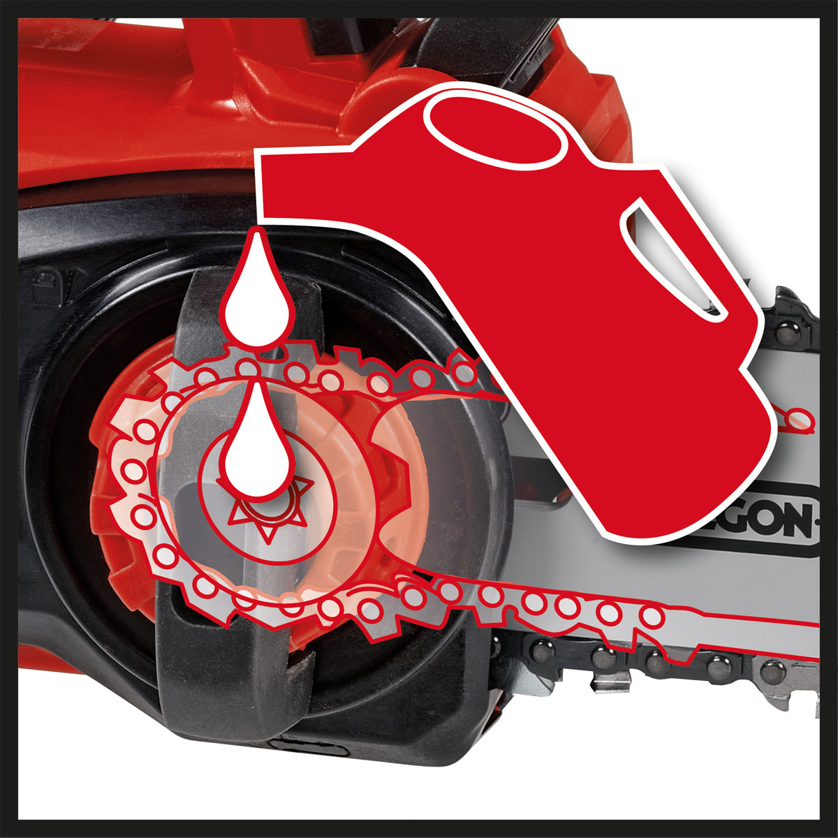 Einhell  Einhand-Akku-Kettensäge FORTEXXA 18/20 TH Bild 8