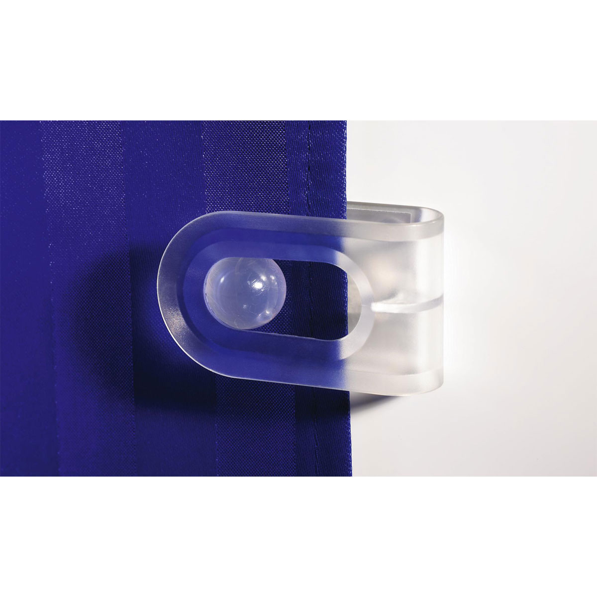 Ridder  Duschvorhangklammer Fix It transparent 2 Stück Bild 3