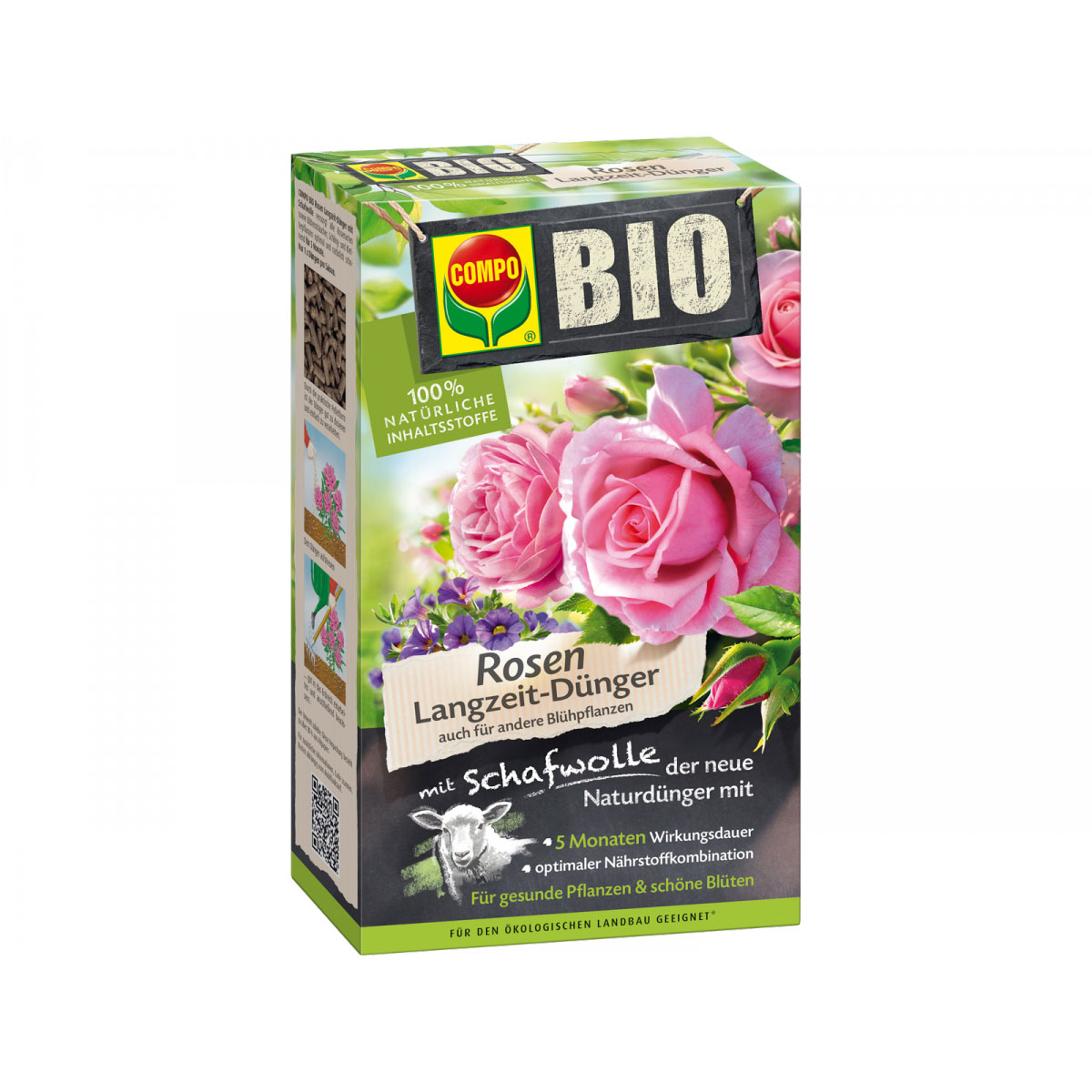 Compo BIO Rosen Langzeit-Dünger mit Schafwolle 2 L Bild 2