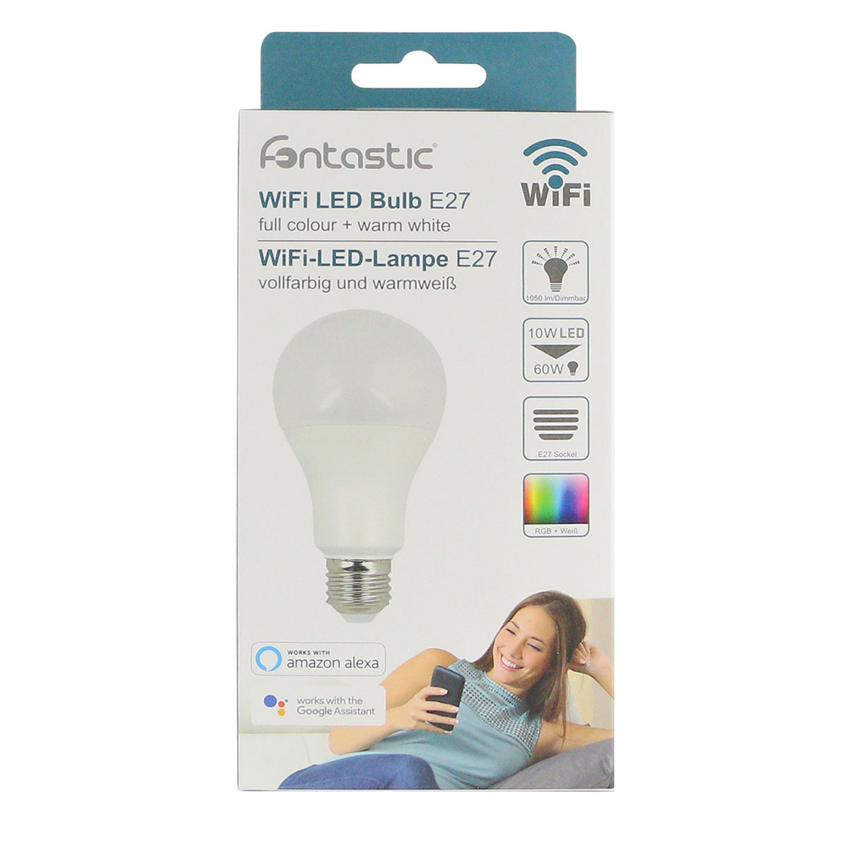 Fontastic LED-Leuchtmittel Smart Home E27
