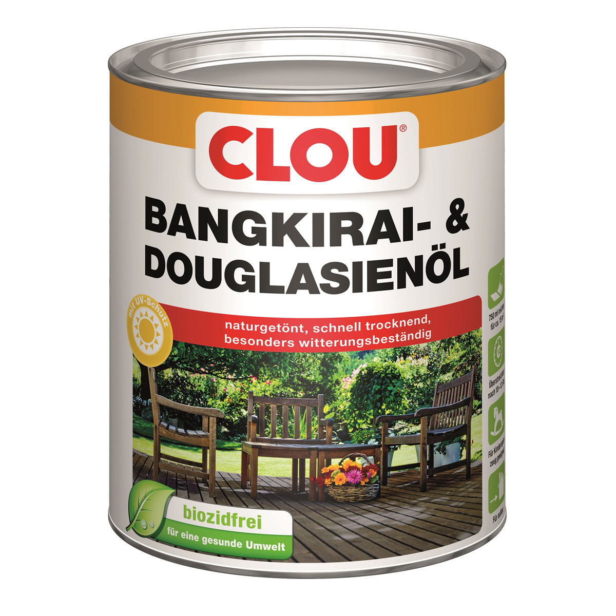 Clou Bangkirai- und Douglasien-Öl 750 ml Clou Bangkirai- und Douglasien-Öl 750 ml