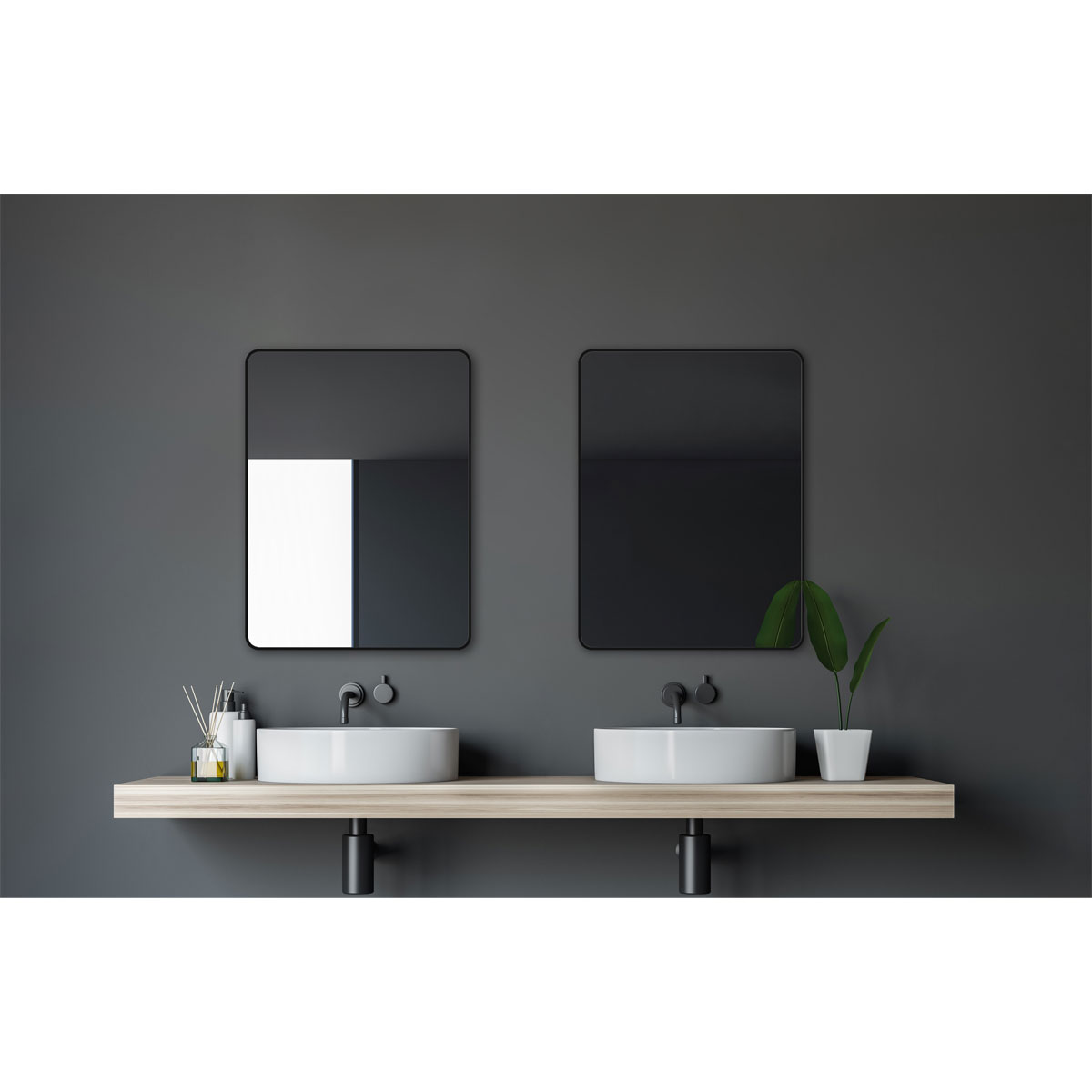 DSK Design Wandspiegel Black Magico 80 x 60 cm Bild 4