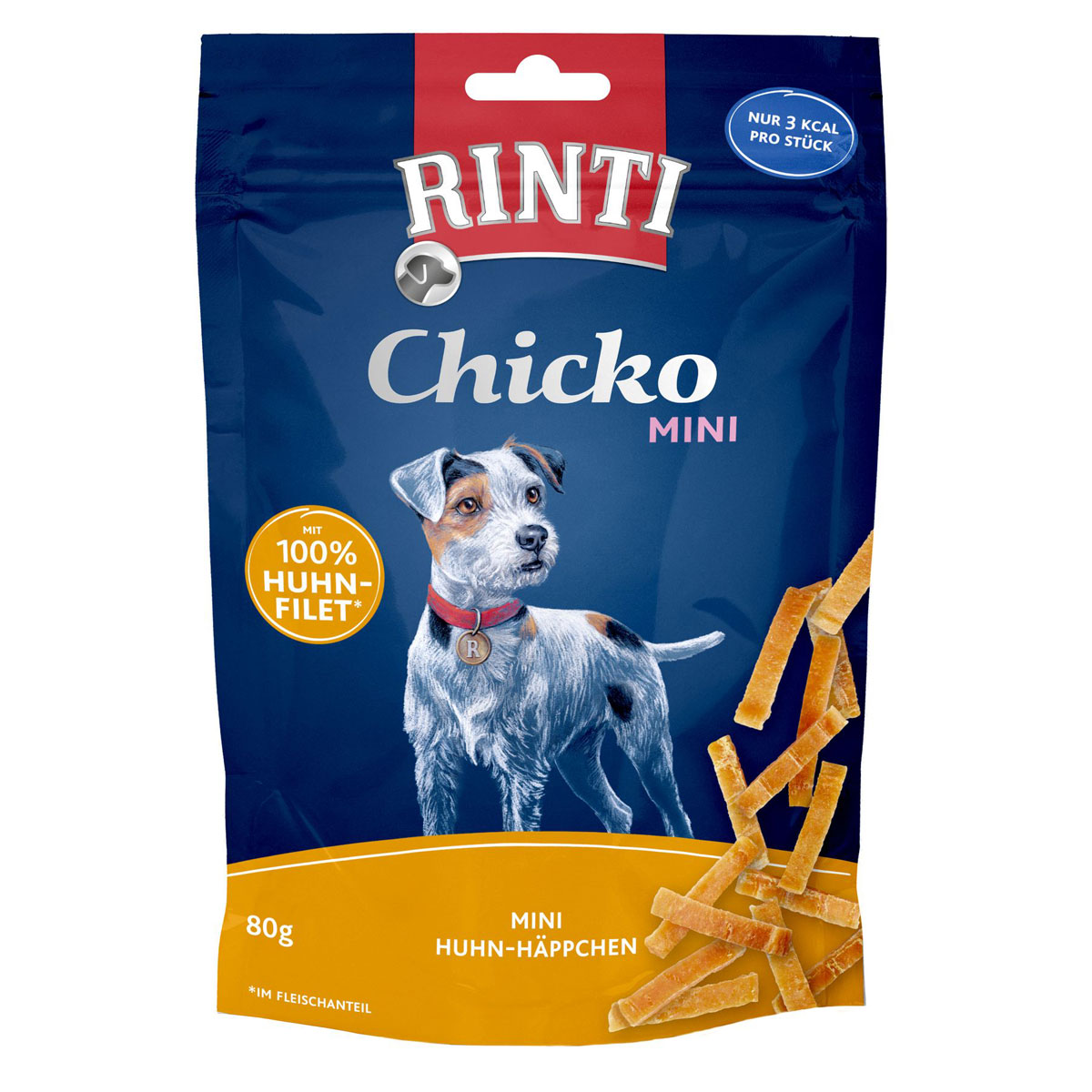 Rinti  Snack Chicko Mini Huhn 80g