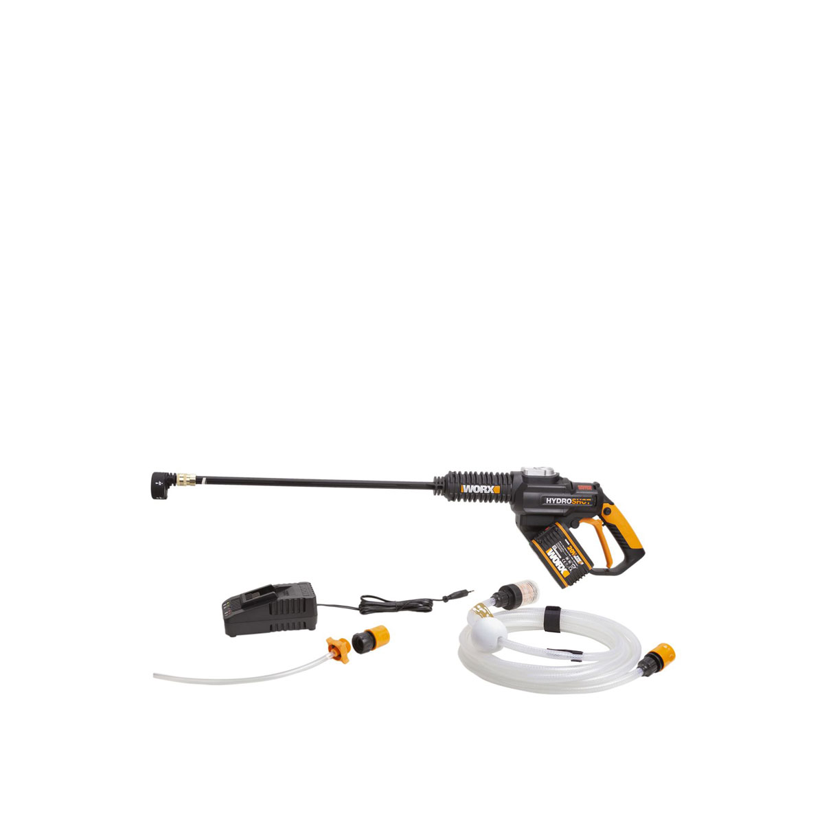 Worx Druckreiniger-Set Hydroshot 8-teilig Bild 1