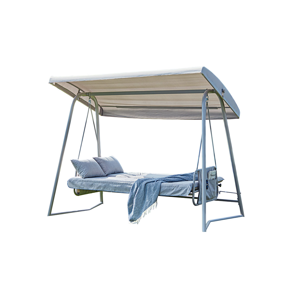 Haveson Hollywoodschaukel Milos mit Bett-Funktion Bild 1