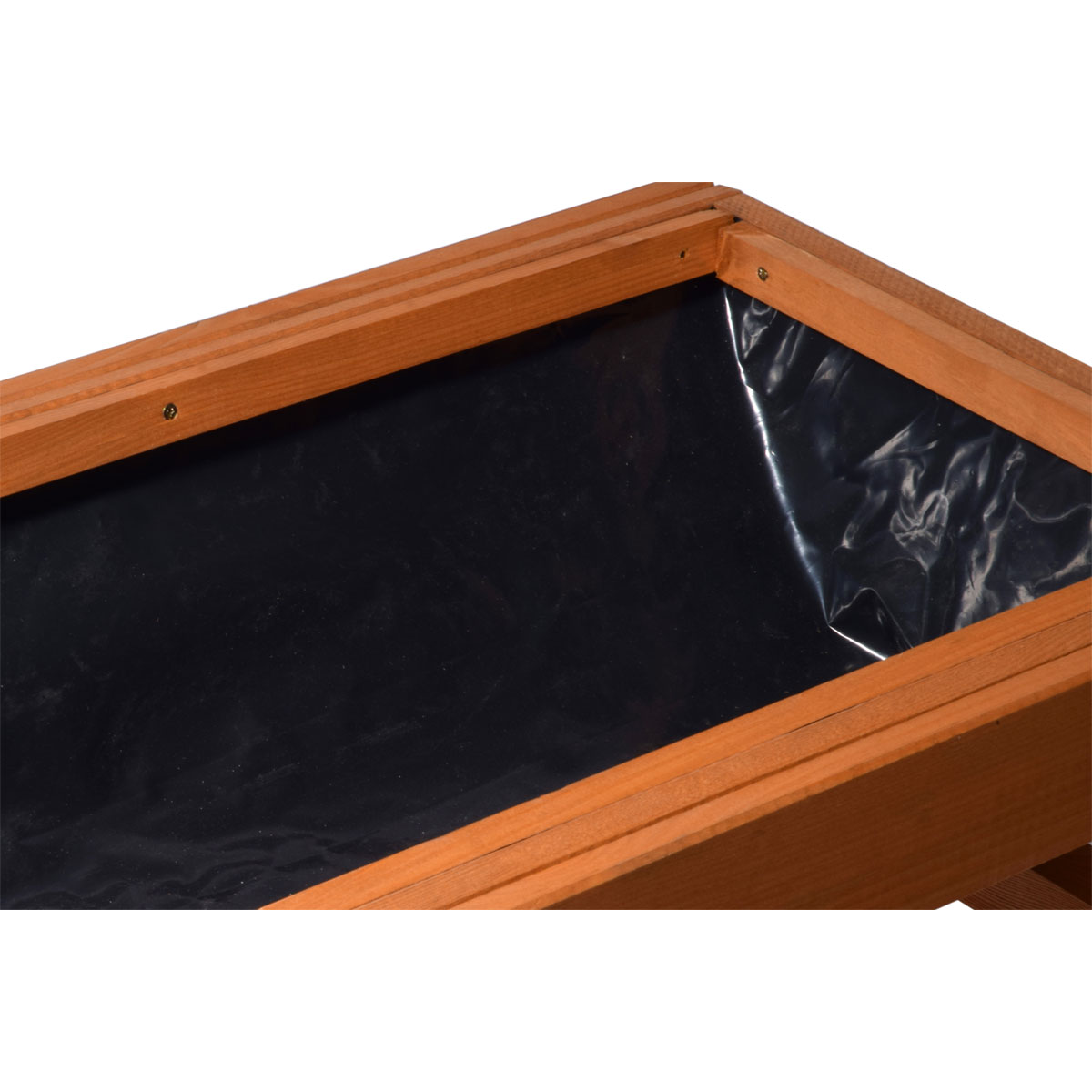 dobar Hochbeet 70 x 45 x 71 cm braun Bild 6