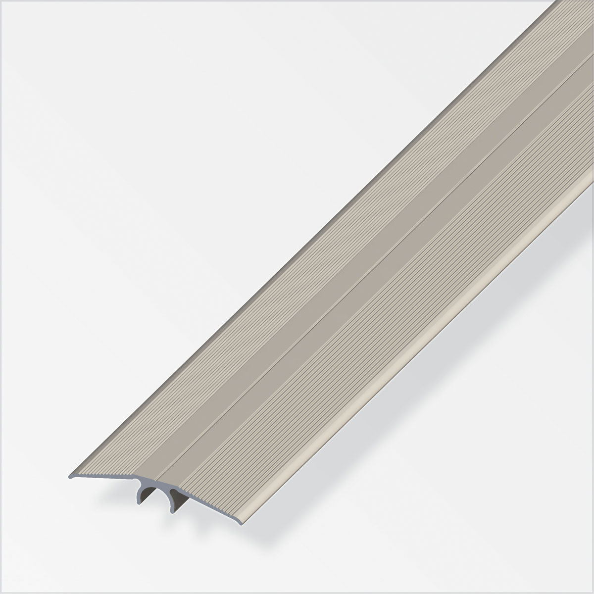 Alfer Übergangsprofil Clipstech 46 mm 2m titan