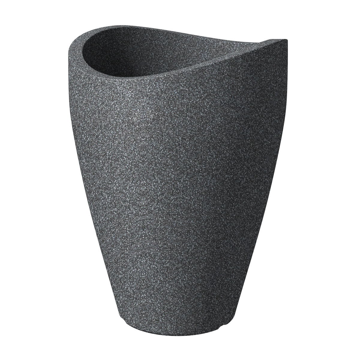 Scheurich Pflanzgefäß Wave Globe High BxhxT 50,5 x 67 x 50,5 cm Schwarz-Granit