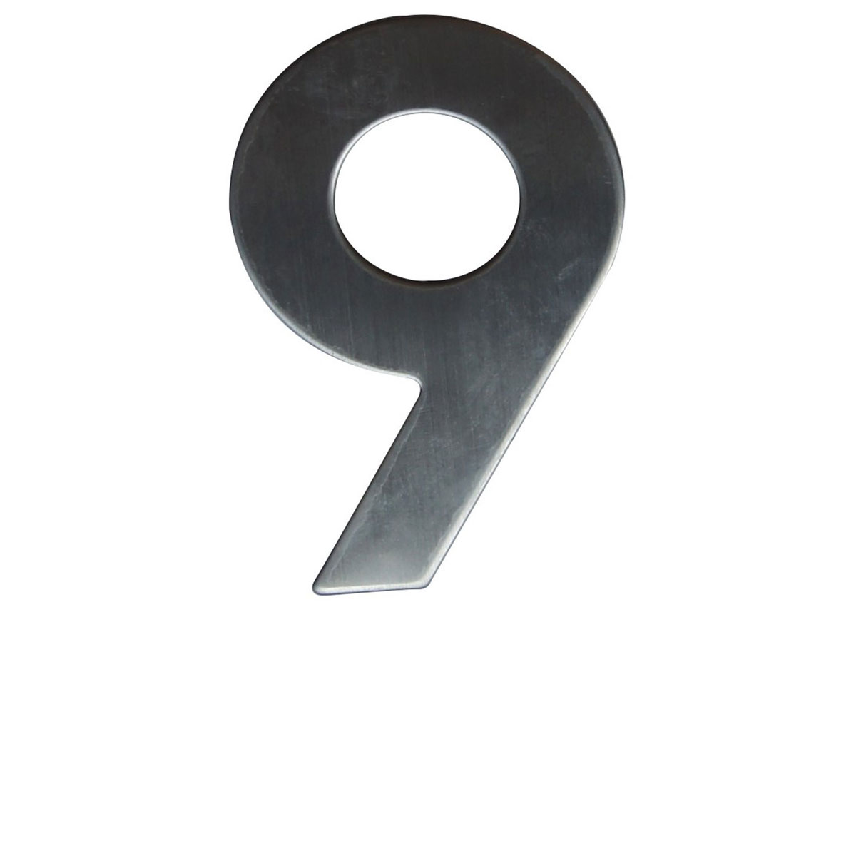 Alpertec Hausnummer 9 Edelstahl satiniert Alpertec Hausnummer 9 Edelstahl satiniert