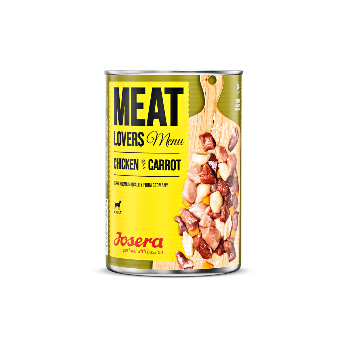 Nassfutter Meat Lovers Menu Huhn & Karotte 400 g getreidefrei