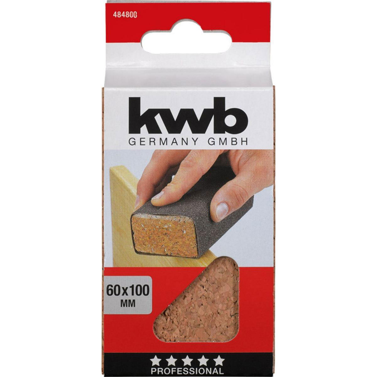 kwb  Handschleifklotz Kor K40 x 60 x 100 mm Bild 2