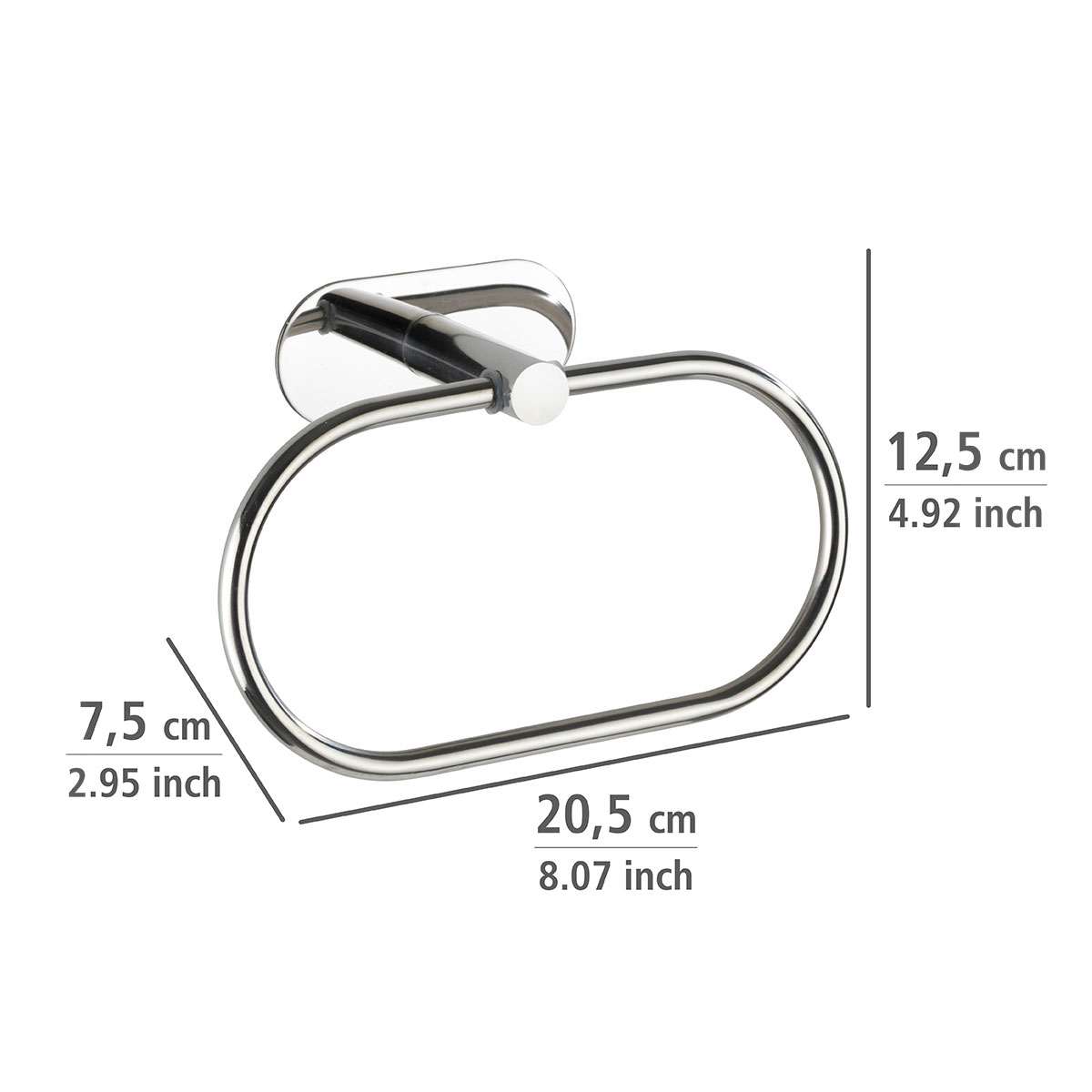 Wenko Turbo-Loc Handtuchring Orea Shine Bild 4