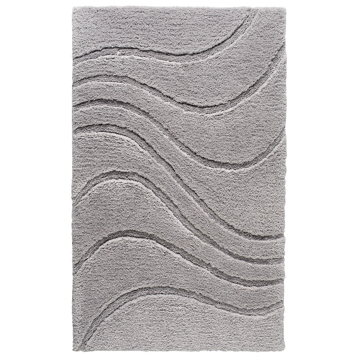 Ridder  Teppich La Ola 60 x 90 cm grau Polyester Bild 1