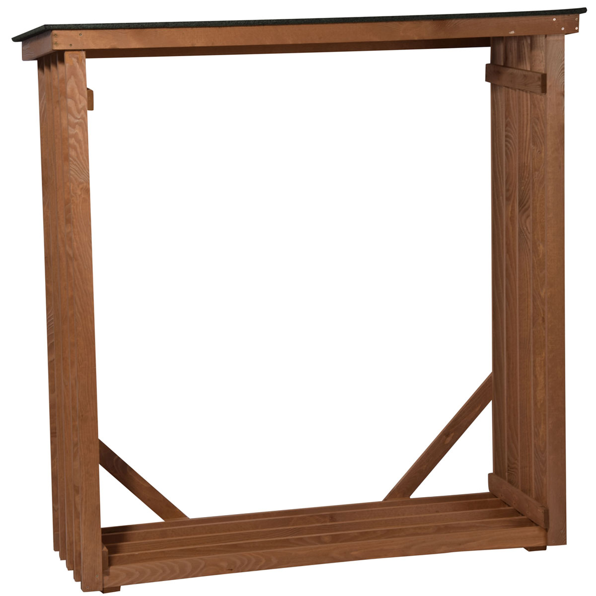 dobar XL-Kaminholzregal 140 x 143 x 50 cm grün-braun Bild 10