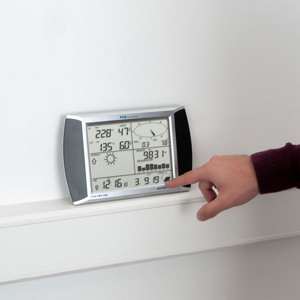 PCE Instruments Wetterstation „PCE-FWS 20N“, USB-Datenlogger Bild 2